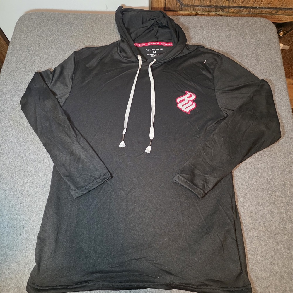 Roca Wear 90% Polyester 10% Spandex Pullover Hoodie Medium F2